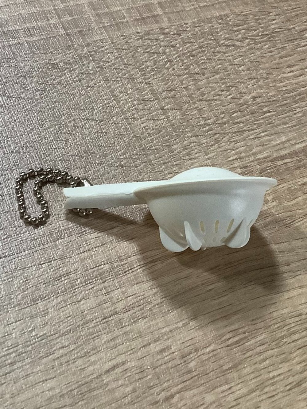 Tupperware Double Colander Keychain Mini Strainer